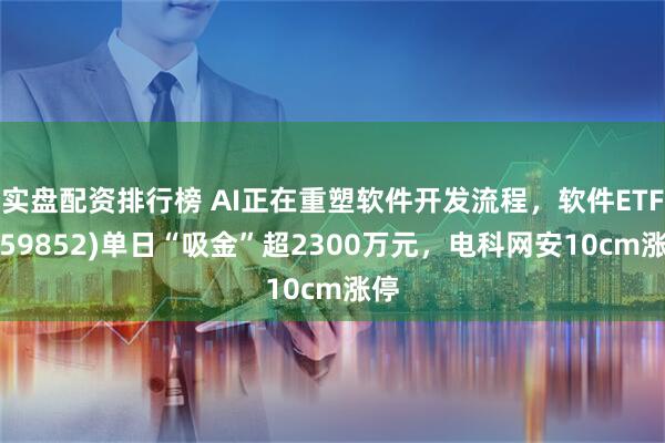 实盘配资排行榜 AI正在重塑软件开发流程，软件ETF(159852)单日“吸金”超2300万元，电科网安10cm涨停