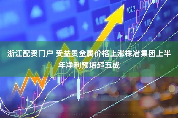浙江配资门户 受益贵金属价格上涨株冶集团上半年净利预增超五成